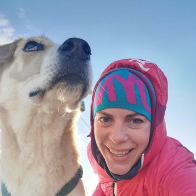 Jeannette_2 Jeannette Schwab mit griechischen Rettungshund