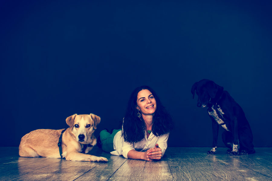 jeannette schwab mit Hunde